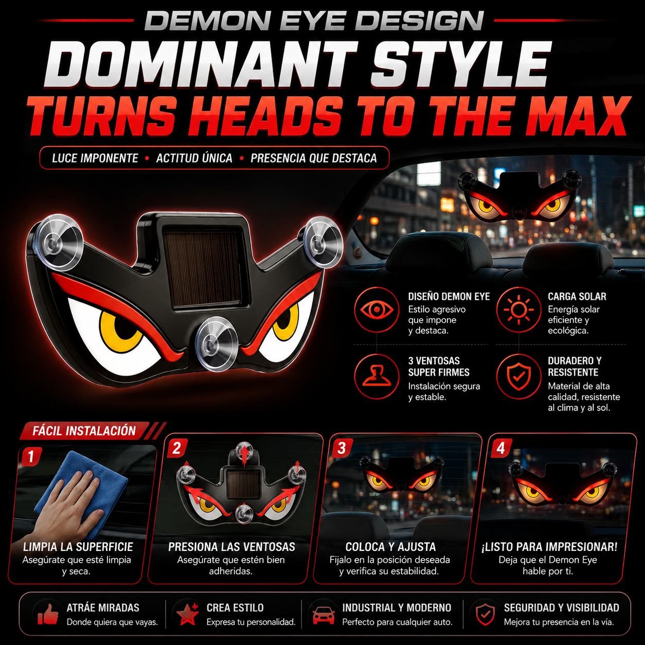 DemonGlow™ Luz Inteligente para Automóvil