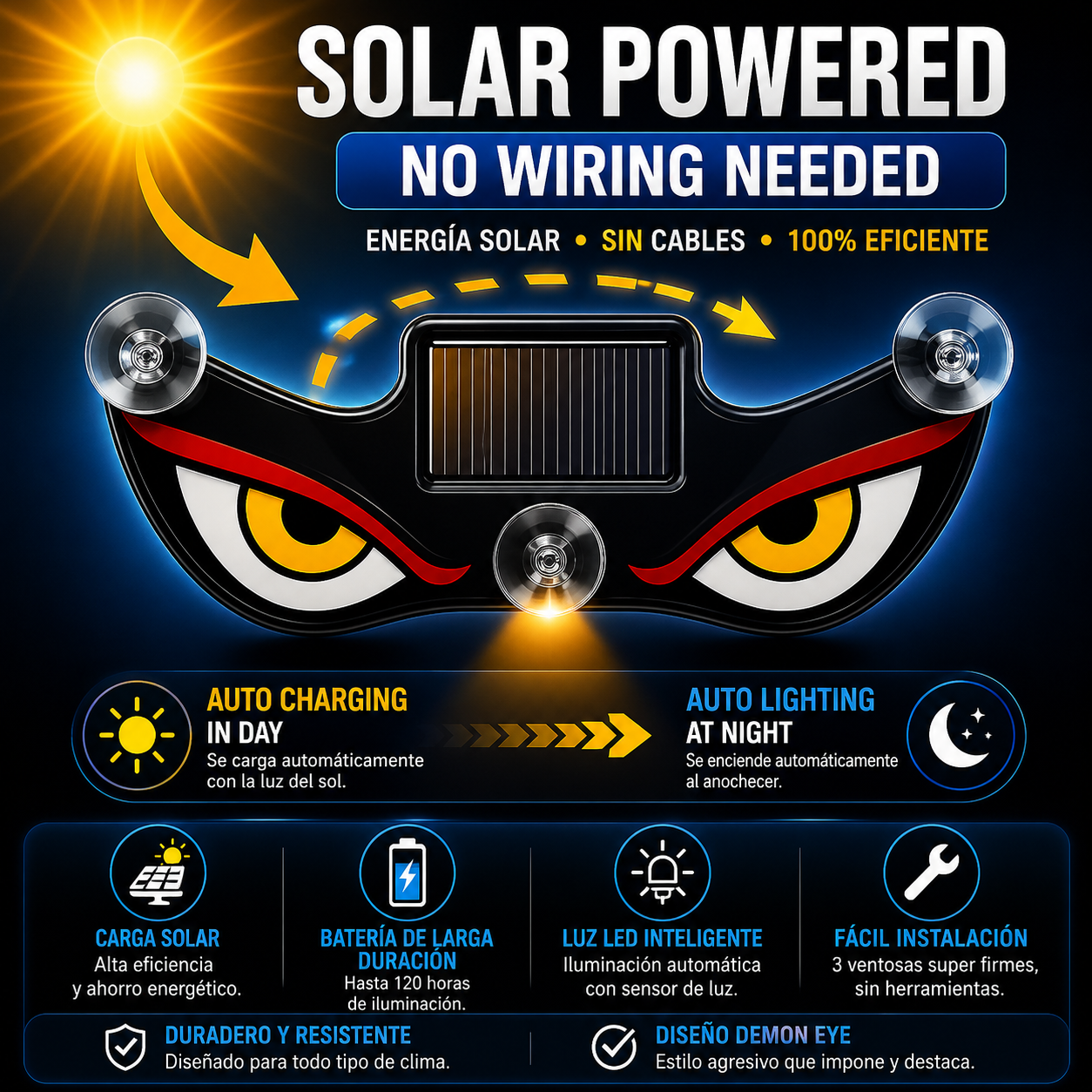 DemonGlow™ Luz Inteligente para Automóvil